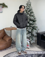 Cain Wide Washed Denim Pants