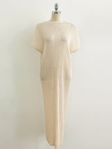 Ella Summer Pleated Maxi One Piece (Scarf Set)