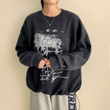 Shio String Ribbed Knit Sweatshirt