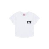 ITZ ミニロゴクロップTシャツ　ホワイト