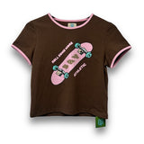 (W)スケートボードリンガーTシャツ