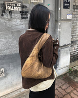 Formu Croissant Seam Leather Hobo Shoulder Bag