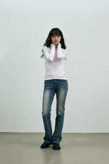 COMET LAYERED SLEEVE TOP / PINK