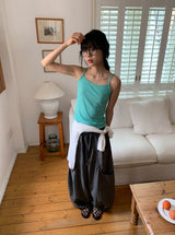 Leme Basic Color Layered Sleeveless