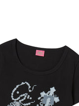 パールTシャツ (ブラック)