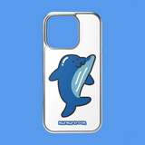 (silver frame) murmur dolphin epoxy bumper case 