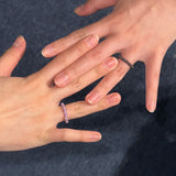 レターリング / [CCNMADE] LETTER RING 2 (Purple)