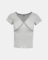 Misty フリルパンチングTシャツ