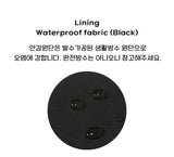 Triangle zipper Pencil Pouch_Dot Black