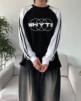 Print Raglan Track Long Sleeve