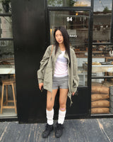 ストライプ フォールディング ショーツ