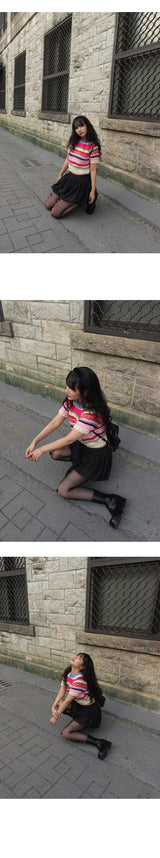 BALLON MINI SKIRT (BLACK)