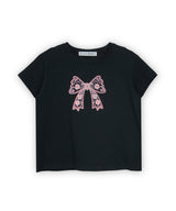 Paisley Ribbon T-shirt_Black