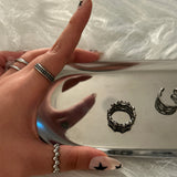 Surge Dot Line Open Ring
