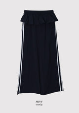 #ST Frill Layered Banding Track Pants (2color)