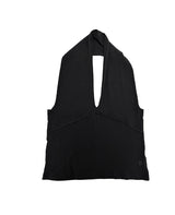 Blin Mesh Cowl Halter Top