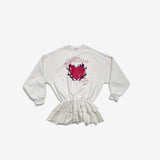 Luluan Track Fleece Cancan One Piece