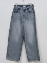 103 Grayish Wide Denim Pants