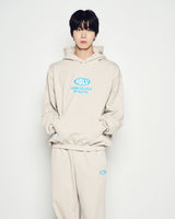 25FW ブルーオバールロゴロングパンツ エッセンシャルベージュ