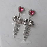Party Ribbon Princess Piercing - Rosepink/Silver Color