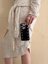 daisy line stud case (black)