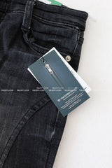 Capri Half-Length Slim Fit Denim Pants