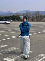 Pinch Side Snap Sweat Pants 6C