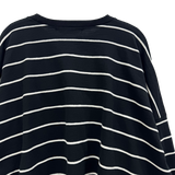 sheer striped long sleeve