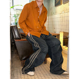 [UNISEX] パラシュートトレーニングデニムパンツ