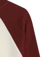 Rael Nagrang color matching point loose fit knit long sleeve