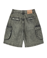 26SS UTILITY DYING DENIM SHORT PANTS