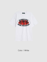 パームツリーマッスル半袖Tシャツ