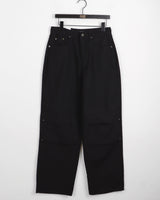 メルキットカットピンタックワイドコットンパンツ