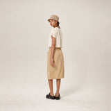 Samar Crop T-Shirt Beige