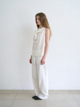 Hazel wide pants (Ivory)