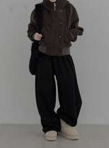 Dumble Wool Quilted Button Jumper