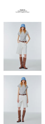 Denim bucket hat