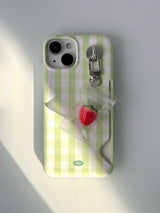 Apple Mint Grid Card Hard Case