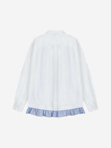  REGULAR SNAP FRILL SHIRTS (WHITE)