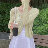 Miel Summer Cropped Cardigan