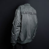 BBD Ripped Custom Sprayed logo MA-1 Bomber Jacket (Khaki)