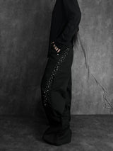 shine studded cotton pants (2color)