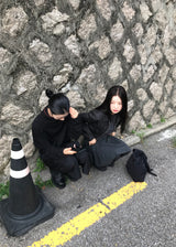 ストライプアーバンスカートパンツ