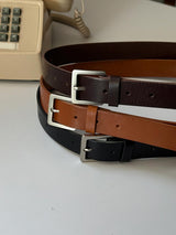 ASCLO 30 Square Buckle Belt (3color)