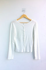 Round Pick Dot Cardigan