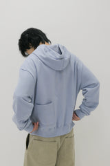  BPT Symbol Logo Appliqué Hoodie Sky Blue
