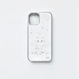 [MADE] angel nyanya emoji phonecase (silver)