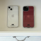 [Jelly] Stipe slim(red) Jelly case