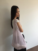 Clear Stripe Shoulder Bag (3color)