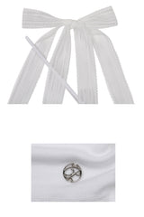 ANGEL SHIRRING TOP white